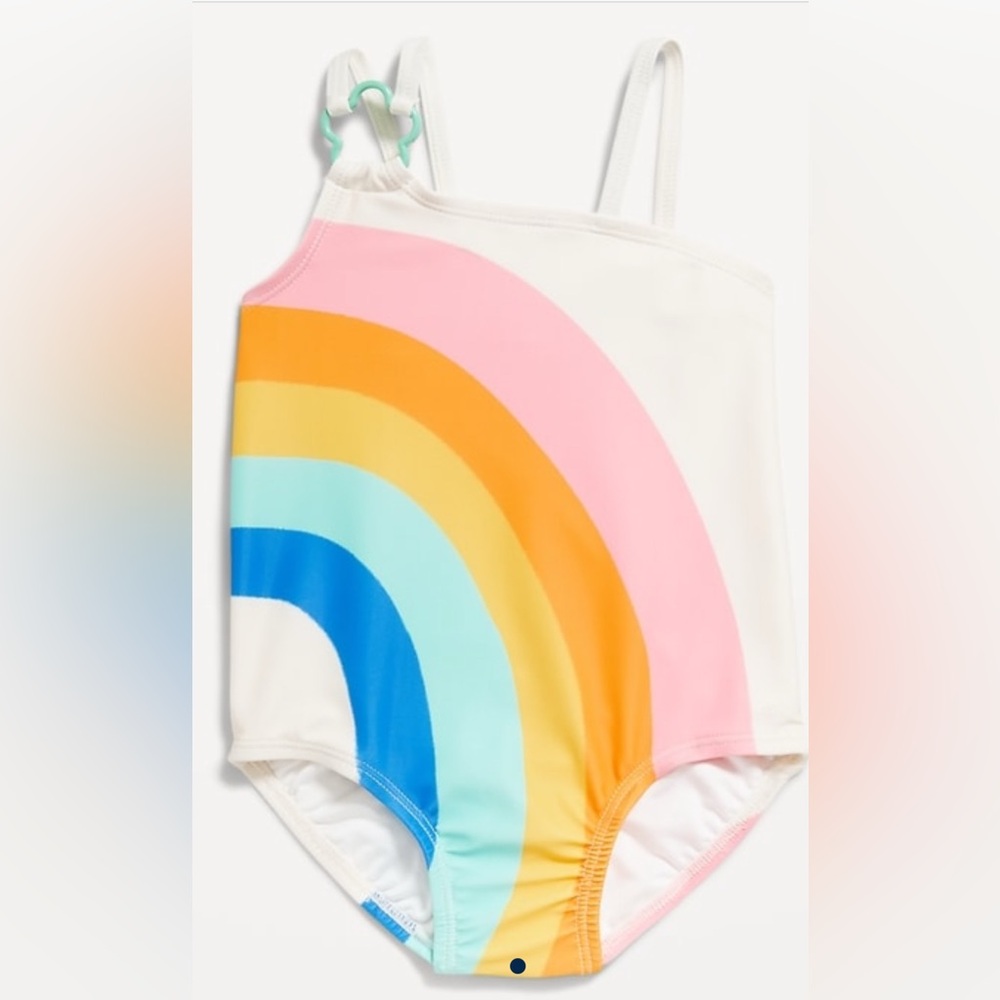 NEW…Old Navy Toddler Girls Rainbow One-Piece Swimsuit